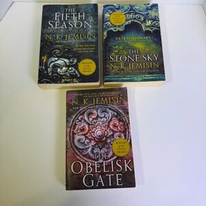 The Broken Earth Trilogy NK Jemisin 3 Book Set Fifth Season Obelisk Gate Stone